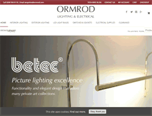 Tablet Screenshot of ormrod.com